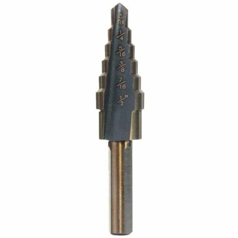 ArtisanShow 5PCS HSS Cobalt Step Drill Bit Set Multiple Hole