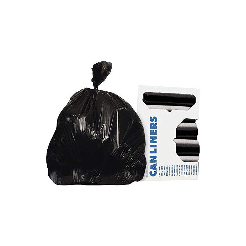 AccuFit Trash Bag, Black, 100 per Carton