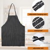2 Pcs Adjustable Aprons, Chef Aprons with Pocket for Men