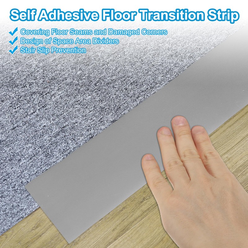 PATIKIL Self Adhesive Floor Transition Strip 3 in x 6.6