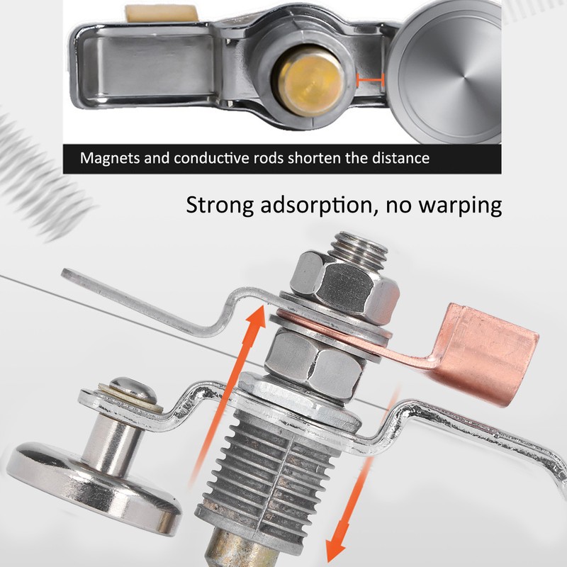 Upgrade Magnetic Welding Ground Clamp Grounding Support Tool with Arc