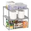 NEX Metal Kitchen Shelf Organizer for Cabinet Counter Cupboard Pantry,