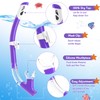 JATEKA Swimming Goggles Set for Children 4-12 Years Purple