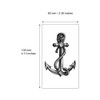 SanerLian Anchor Ship Temporary Tattoo Sticker Waterproof Fake Tatoo Men