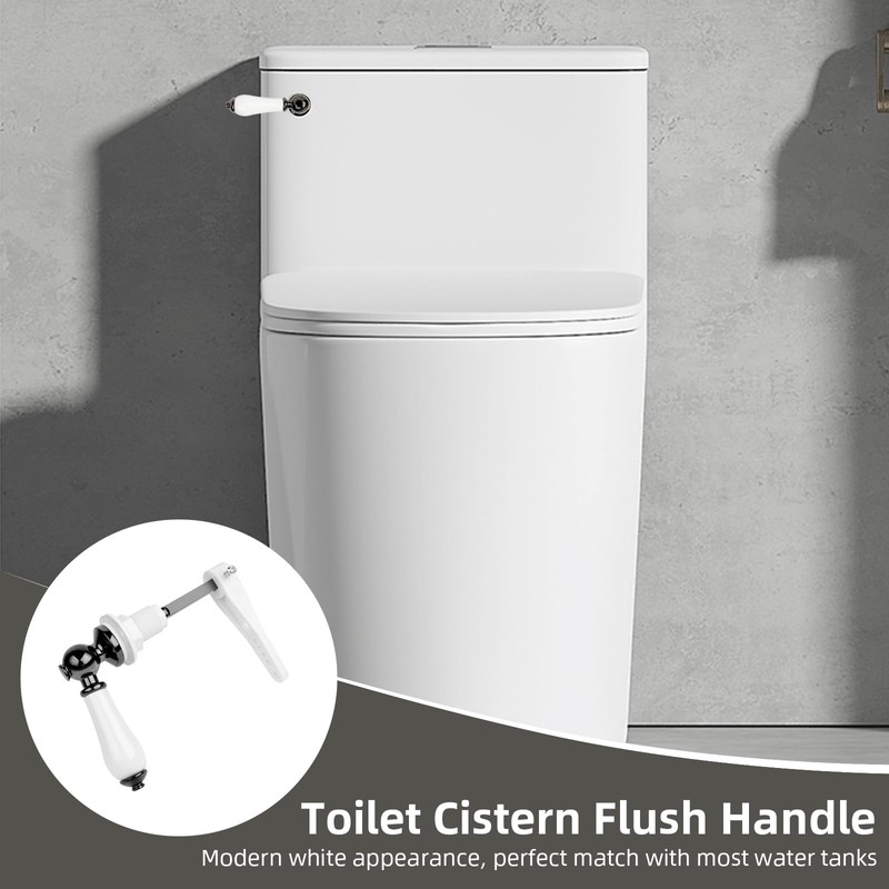 Ceramic Toilet Flush Handle, KissDate Toilet Flush Handle Replacement Universal