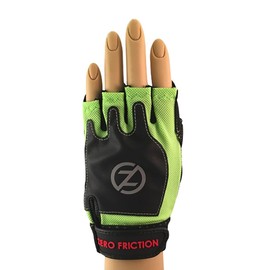 Zero Friction Women's Fitness Gloves with Strap, One Size, Green