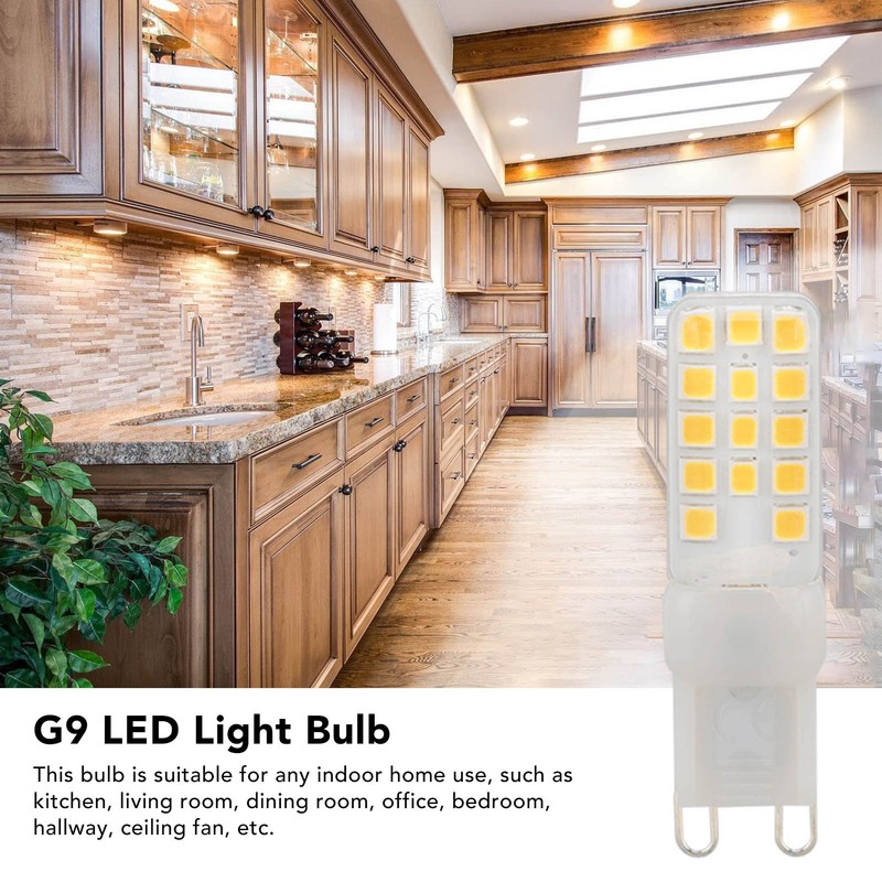 6PCS G9 LED Light Bulb Dimmable 5W 450LM 28 Beads