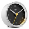Braun BC12WB Classic Analogue Alarm Clock with Snooze Function and