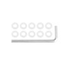 Motoforti 10pcs M5 5mm Motorcycle Windscreen Screws Fairing Windscreen Screws