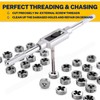 SAE and Metric Tap & Die Set 80 PCS, SAE: