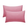 Pink Pillow Cases 2 Pack Hotel Quality Poly Cotton Pillowcases