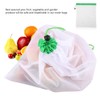 16Pcs Reusable Washable Vegetable Fruit Mesh Bags Storage Pouch with