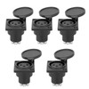 AMONIDA 5 Pieces High Quality ABS Shell XLR Male with