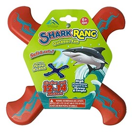 Colorado Boomerangs Shark Rang Red Boomerang - Great Beginner Boomerang for Kids or Adults. Soft and Safe.