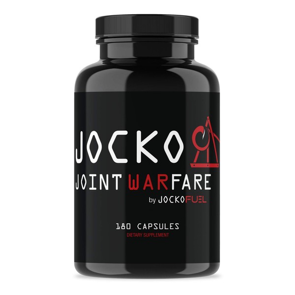 Jocko Joint Warfare Supplement - Curcumin, Tumeric, Glucosamine, MSM, Boswellia, Quercetin - Contains Anti Inflammatory Compounds - Supports Joint Mobility, Healing, and Pain Relief - 60 Servings