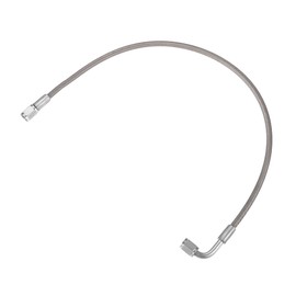 X AUTOHAUX AN3 Car Turbo Oil Feed Line 90° to Straight Hose End, 20" Universal