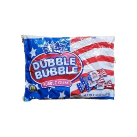 Does Not Apply Patriotic USA Flag Wrapped Dubble Bubble Bubblegum: 11.5-Ounce Bag