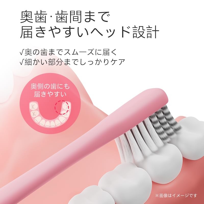 親享 歯ブラシ やわらかめ 極細毛 6本セット 個包装 キャップ付き デンタルフロス付属 大人用 オーラルケア