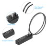 PATIKIL Cable Lock with Combination, 2 Pack 4 Digit Combination