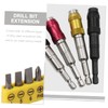 KONTONTY Magnetic Pivot Bit Holder Driver Flexible Screwdriver Extension 10pc