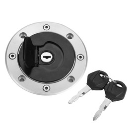 Kuuleyn Motorcycle Fuel Cap, Motorcycle Fuel Gas Cap Tank Cover with 2 Keys Fit for Suzuki GSXR 600 750 1000 K1 2000-2003
