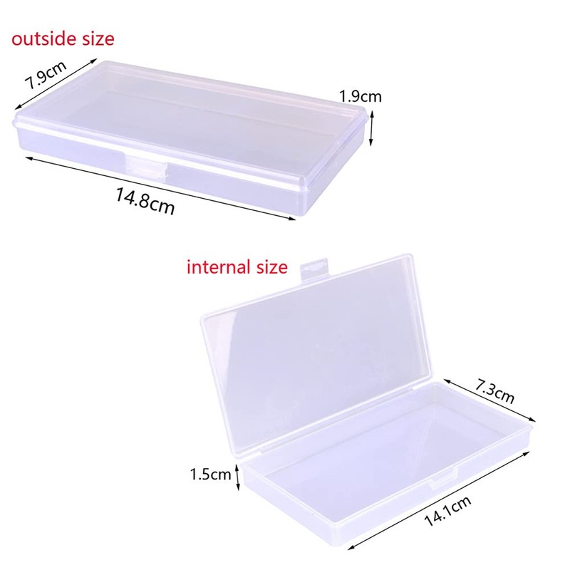 Gebildet 8 Pieces Mixed Sizes Rectangular Empty Mini Storage Box