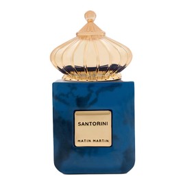 Matin Martin Santorini for Unisex - Arabian Perfume for Women & Men - Long Lasting Spicy Woody Fragrance with Citrus, Floral, Musk, Fresh, Moss Notes - Arabic Cologne - Travel Size - 3.4 oz EDP Spray