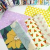 Mililanyo 200pcs 10cm x 10cm Floral Cotton Fabric Assorted Pre-Cut