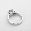 AINUOSHI 2.0 Carat Moissanite Ring, Wedding Ring, Made with Sterling