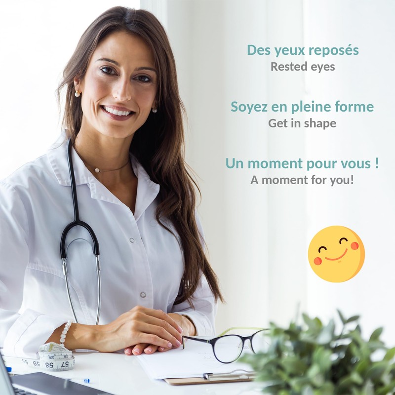 Eye Heat Mask - Super Soft Silk Surface Remote Control