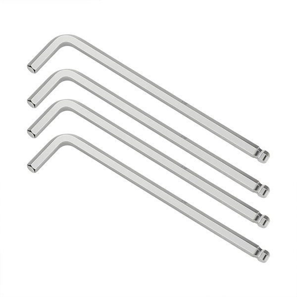 Skweawert 4 PCS 1/16" Ball End Allen Hex Key Wrench,