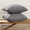 Deconovo Set of 2 Velvet Cushion Covers 40 x 40