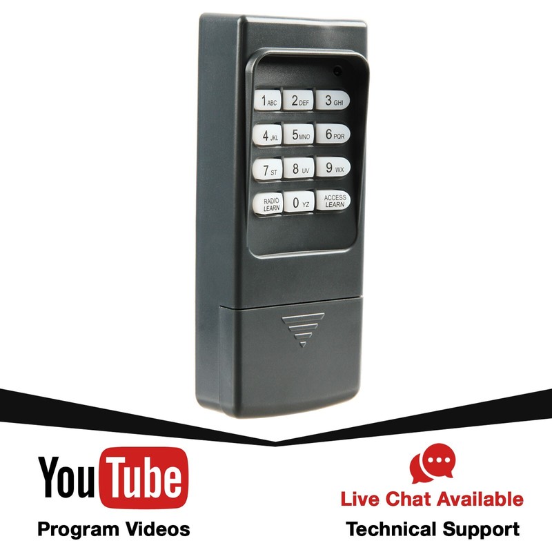 For Linear Replacement Garage Door Opener Wireless Wall Keypad for