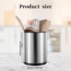 Dimeho Kitchen Utensil Holder 360°Rotating Counter Organizer Spoon Spatula Bracket