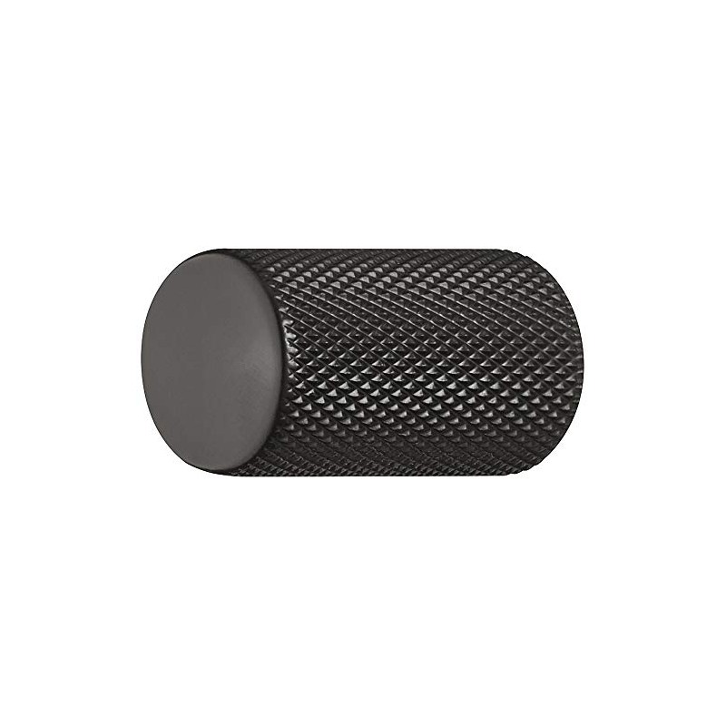 JUVA H10049 Aluminium Furniture Knobs, Black Cupboard Knobs, Vintage for