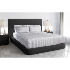 Yamel Hogar; Juego de Sábanas 1800 Estampada Hipoalergénica con Tecnología Fresh Care Lisas de Microfibra. (Atenas, Matri)