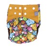 2pcs Cloth Diapers 6 Layer Structure Washable Reusable Elastic Waistband