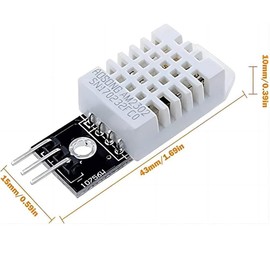 DHT22 Single Bus Digital Temperature and Humidity Sensor AM2302 Module Electronic Building Block Compatible with Arduno 2PCS