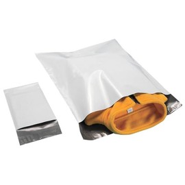 Polyethylene Shipping Mailers, 10 x 13 inches, 2.5 Mil, Water-Resistant, Tear-Proof, White, 1000/Case