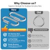 Waterproof Holder for AirTag Keychain - 4 Pack with Carabiner