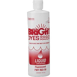 BRIGHT DYES Fluorescent Red FWT Dye, 1 Pint Liquid
