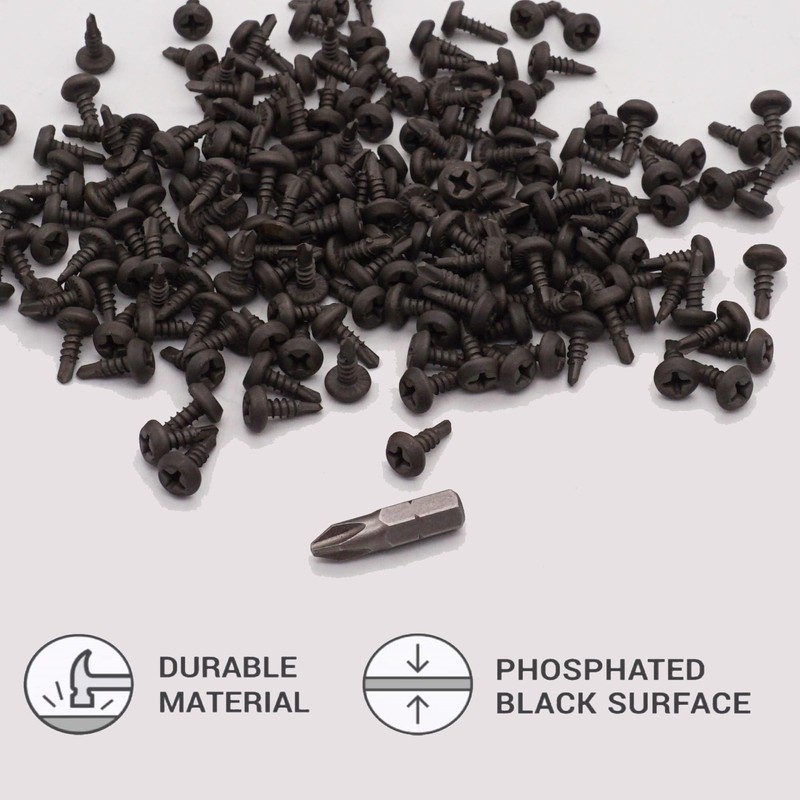 SKIR'CO (Pack of 100) Self Drilling Screws 3.5 x 11mm