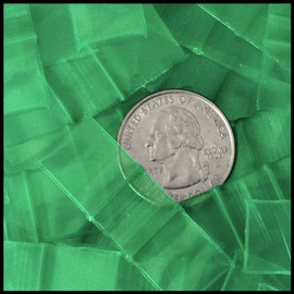 5858-S Original Mini Ziplock 2.5mil Plastic Bags 5/8" x 5/8" Reclosable Baggies (Green, Pack of 100)