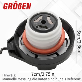 Hoypeyfiy 31392044 Fuel Cap Filling Nozzle Replacement for Volvo V70 S60 XC90 S80 XC60 V60 Replaces 30769237