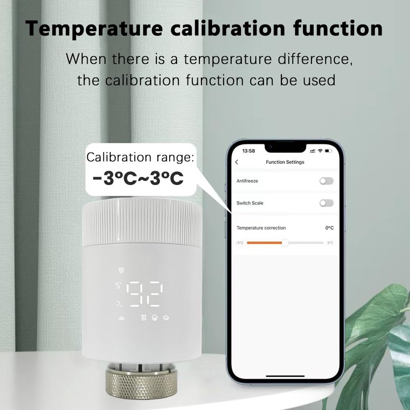 RKHK TR-M3Z-WIFI Temperature Control Valve WiFi Add-on Compatible with Alexa,