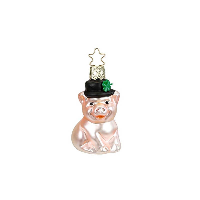 Inge-glas Christmas Tree Decoration Tree Decoration Lucky Piglet Size 6.5