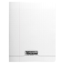 Clairefontaine Calligraphe 18109C Exercise Book 17 x 22 cm, 24 Sheets, French Ruling, 90 g, Colourless, Pack of 1