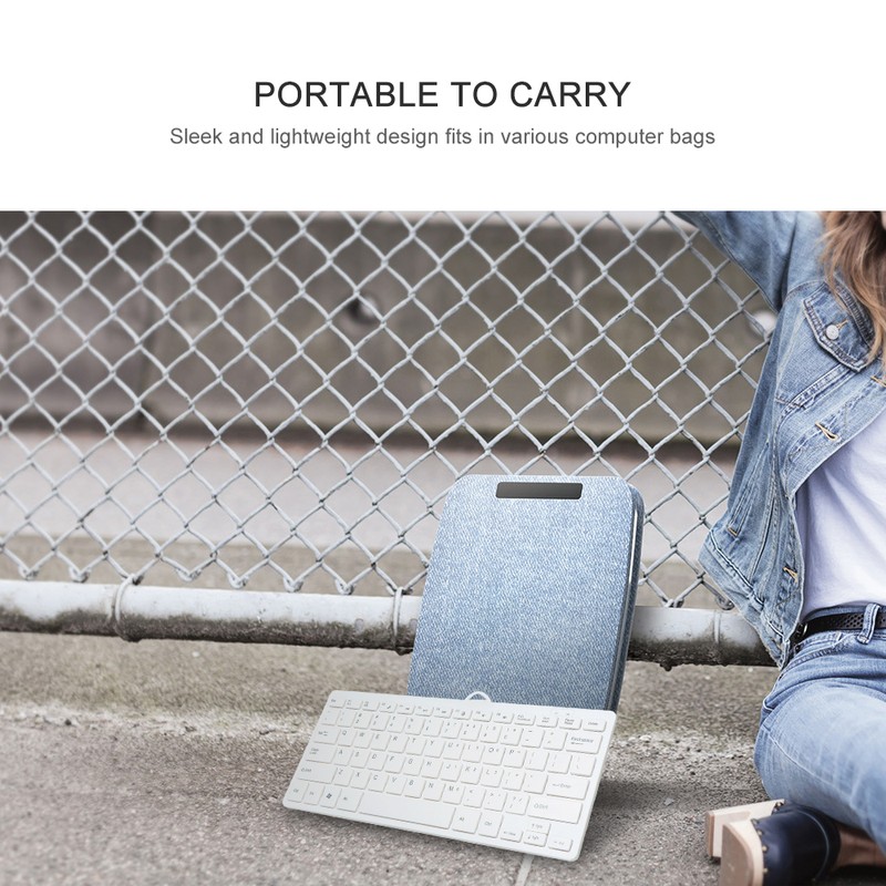 USB Mini Keyboard with Chocolate Buttons Stylish and Portable Keyboard