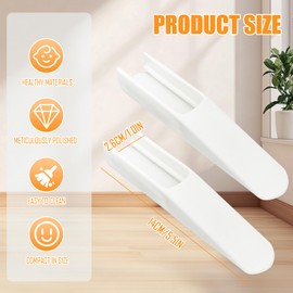 Leg Pads for Baby Chairs, Non-Slip for Toddlers, Safety Leg Extension, Tilt Protection Insert for Stokk, Chair Leg Cover for Baby Chair, High Chair, White