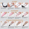 SUPWEE Solid Builder Gel, Pearl White 3D Sculpture Gel Nail